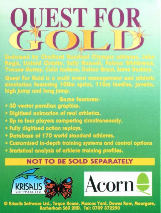 Quest for Gold — box-2D-back (UK)
