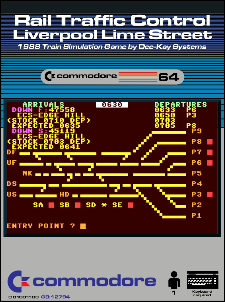 Rail Traffic Control : Liverpool Lime Street box art
