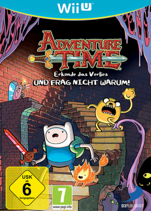 Adventure Time - Explore the Dungeon Because I DON'T KNOW! — box-2D (DE)