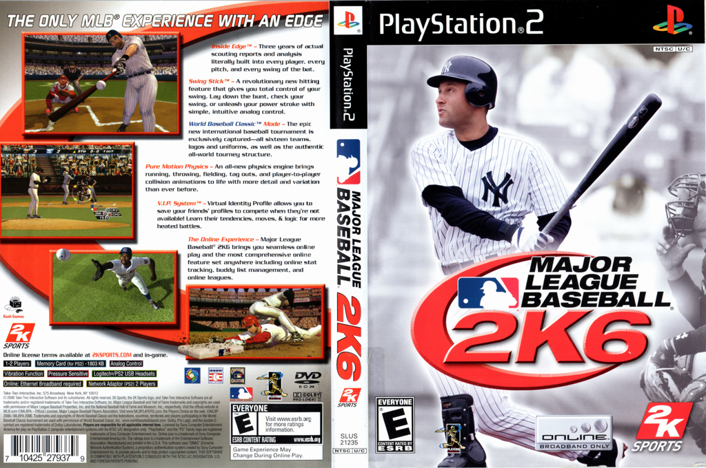 Major League Baseball 2K6 — box-texture (US)