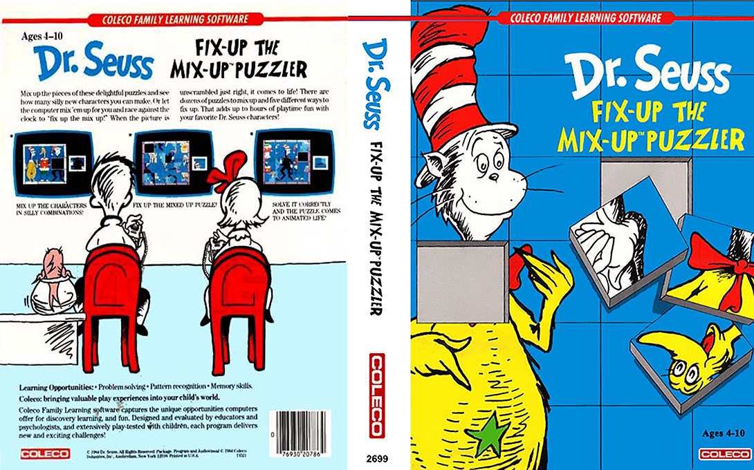 Dr. Seuss's Fix-up The Mix-up Puzzler — box-texture (US)