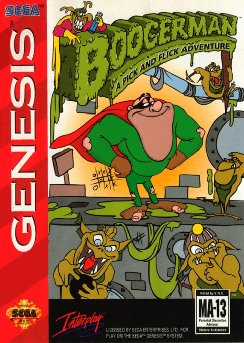 Boogerman - A Pick And Flick Adventure box art