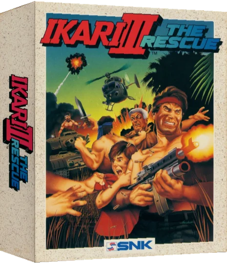 Ikari 3 - The Rescue — box-3D (US)