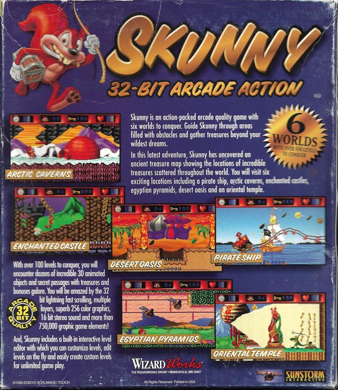 Skunny - Special Edition — box-2D-back (US)