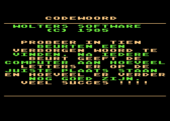 Code-woord — sstitle (WOR)