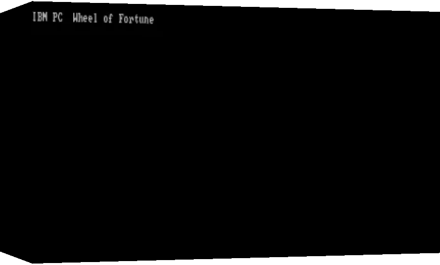 IBM PC Wheel of Fortune — box-3D (WOR)
