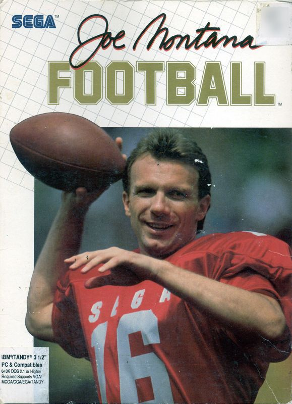 Joe Montana Football box art