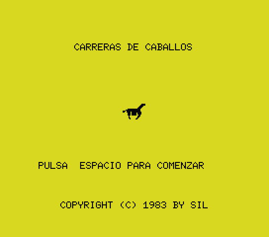 Horse Race. Carreras De Caballos — sstitle (SP)