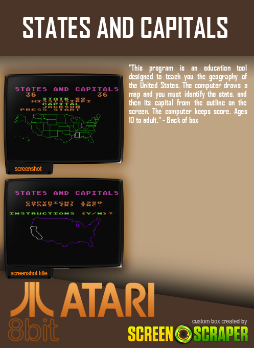 States and Capitals — box-2D-back (SS)