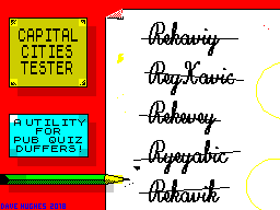Capital Cities Tester — sstitle (WOR)