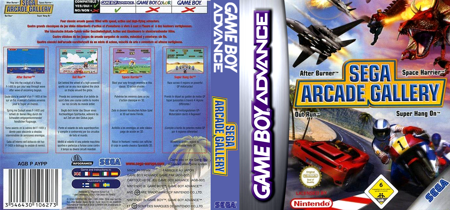 Sega Arcade Gallery — box-texture (EU)
