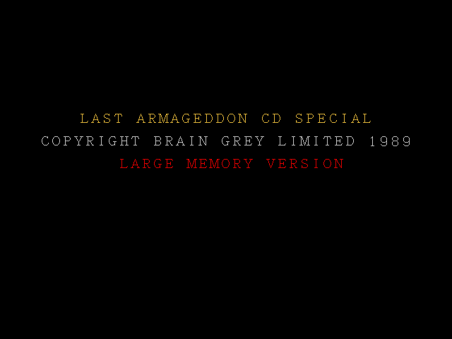 Last Armageddon - CD Special — sstitle (JP)