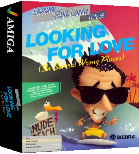 Leisure Suit Larry II - Leisure Suit Larry goes Looking for Love — box-3D (WOR)