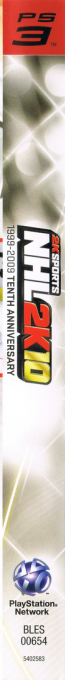 NHL 2K10 — box-2D-side (EU)