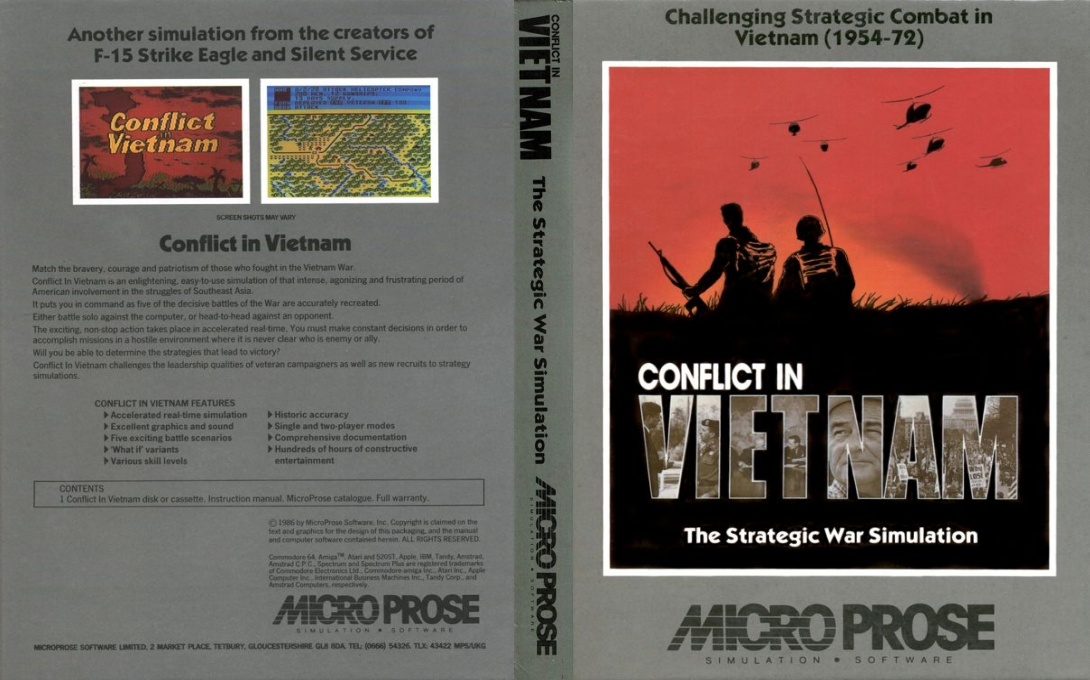 Conflict In Vietnam — box-texture (EU)
