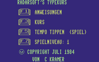 Tempo Typing — sstitle (DE)
