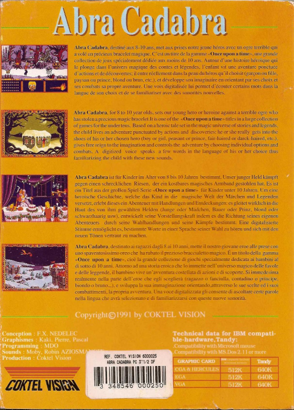 Once Upon A Time - Abra Cadabra — box-2D-back (EU)