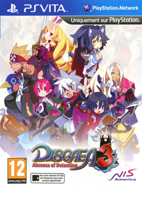 Disgaea 3 - Absence of Detention — box-2D (FR)