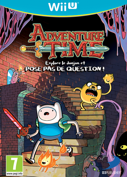 Adventure Time - Explore the Dungeon Because I DON'T KNOW! — box-2D (FR)