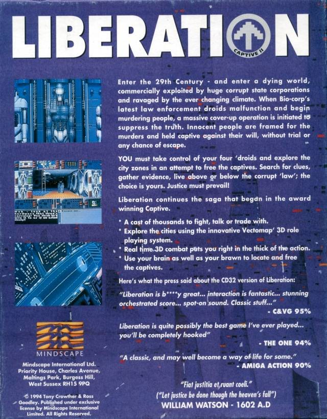 Captive II - Liberation — box-2D-back (WOR)