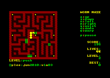 Worm Maze — ss (EU)