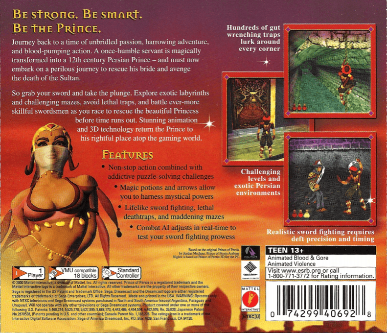Prince of Persia - Arabian Nights — box-2D-back (US)