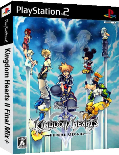 Kingdom Hearts II - Final Mix — box-3D (JP)