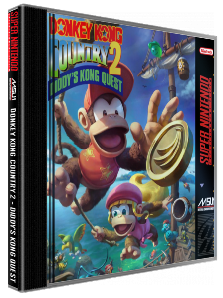 Donkey Kong Country 2 : Diddy's Kong Quest — box-3D (US)