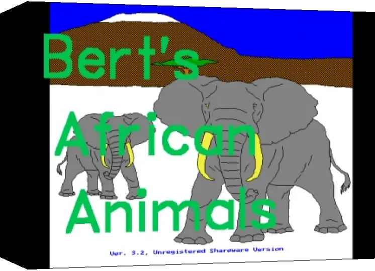 Bert's African Animals — box-3D (WOR)