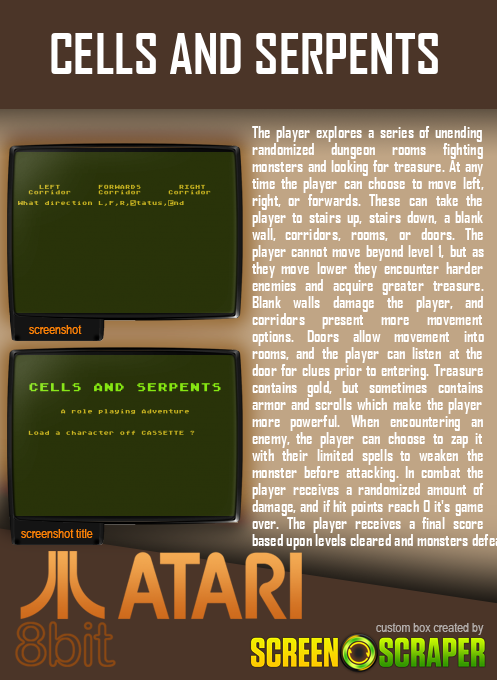 Cells And Serpents — box-2D-back (SS)