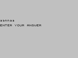 Anagram — ss (WOR)