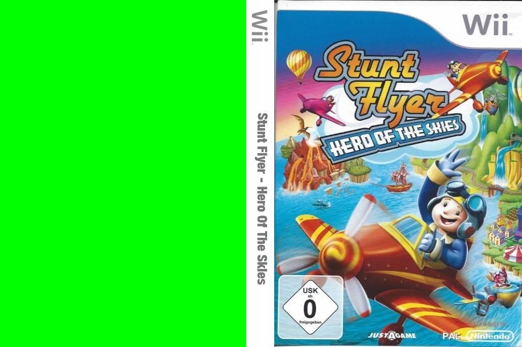 Stunt Flyer - Hero of the Skies — box-texture (DE)