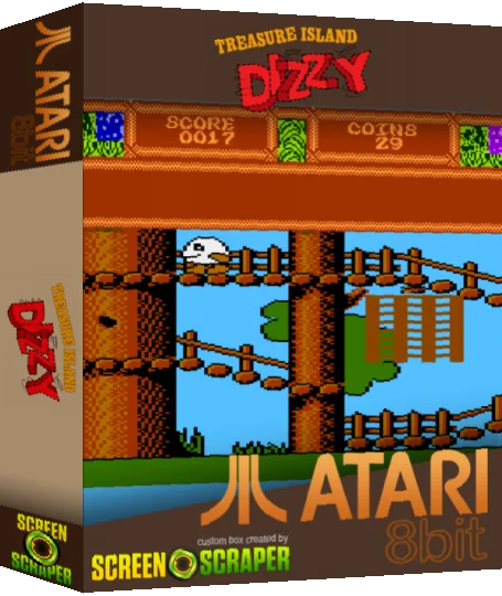 Treasure Island Dizzy — box-3D (SS)