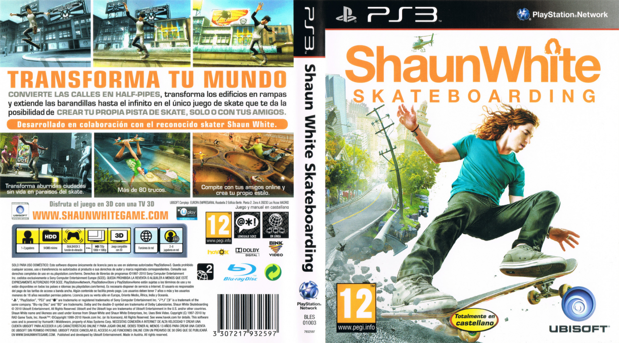 Shaun White Skateboarding — box-texture (SP)
