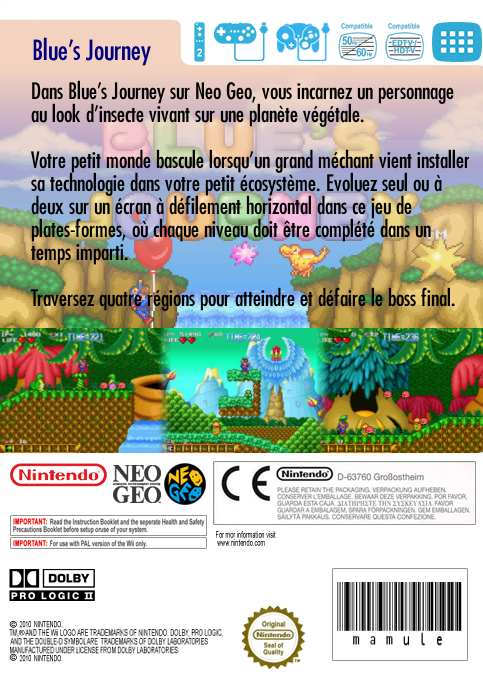 Blue's Journey — box-2D-back (FR)