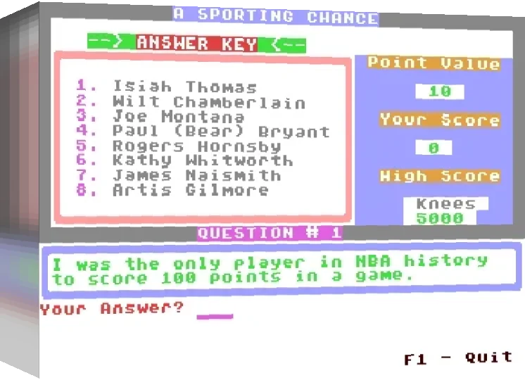 Sporting Chance, A — box-3D (WOR)