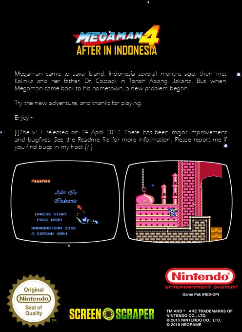 MegaMan IV : After In Indonesia — box-2D-back (SS)