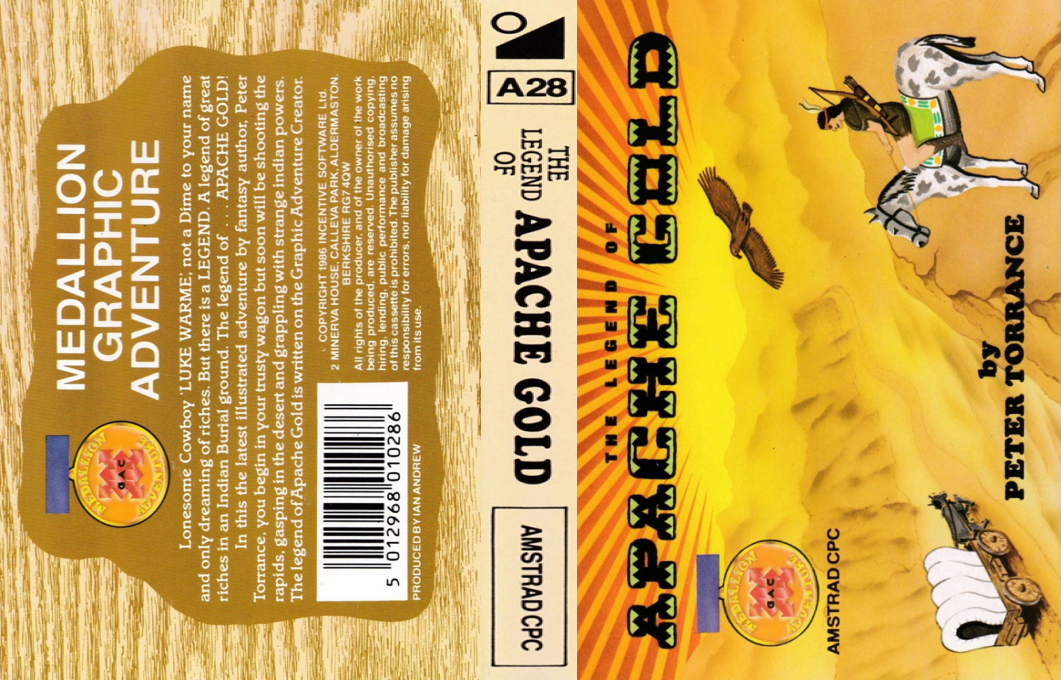 Legend Of Apache Gold, The — box-texture (EU)