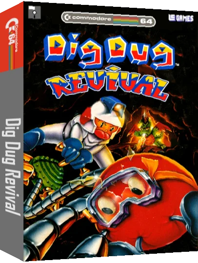 Dig Dug Revival — box-3D (WOR)