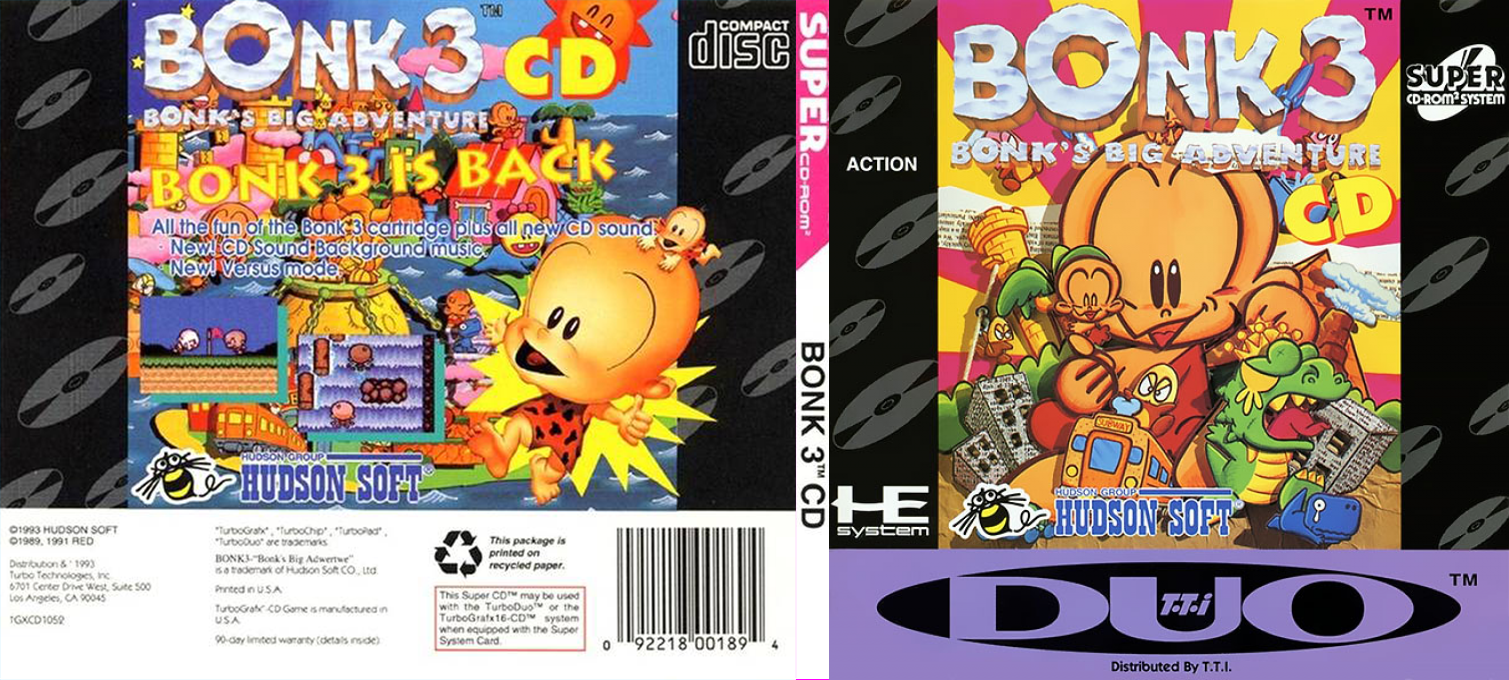 Bonk III - Bonk's Big Adventure — box-texture (US)
