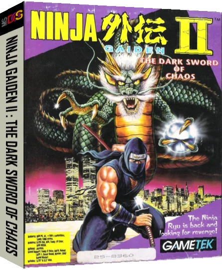 Ninja Gaiden 2 - The Dark Sword Of Chaos — box-3D (US)
