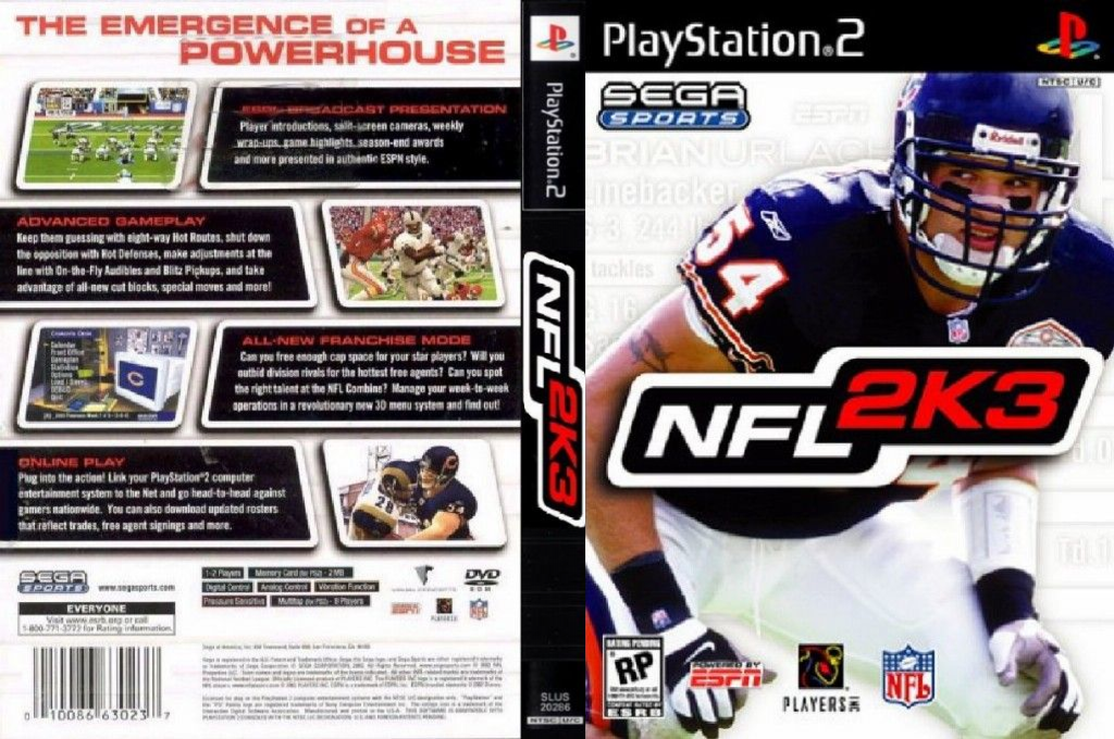 NFL 2K3 — box-texture (US)
