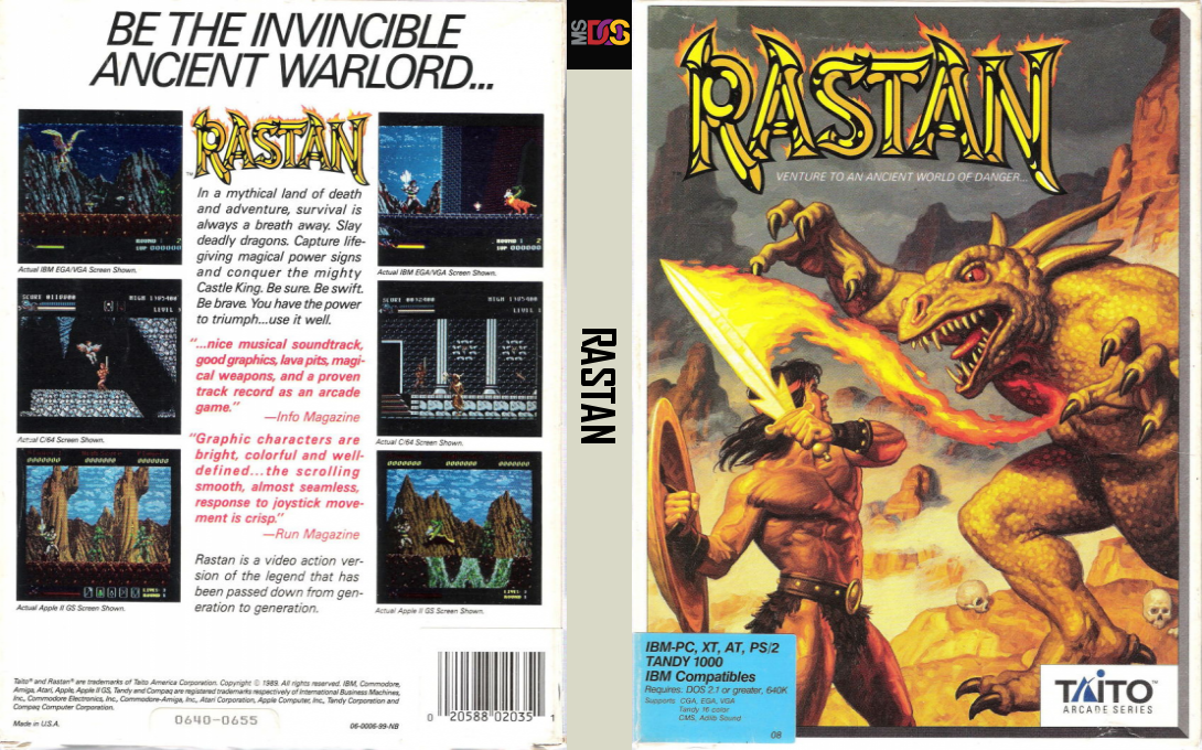 Rastan — box-texture (US)