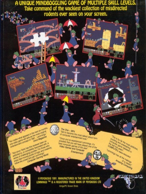 Lemmings — box-2D-back (EU)