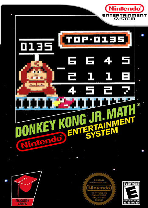 Donkey Kong Jr. Math box art