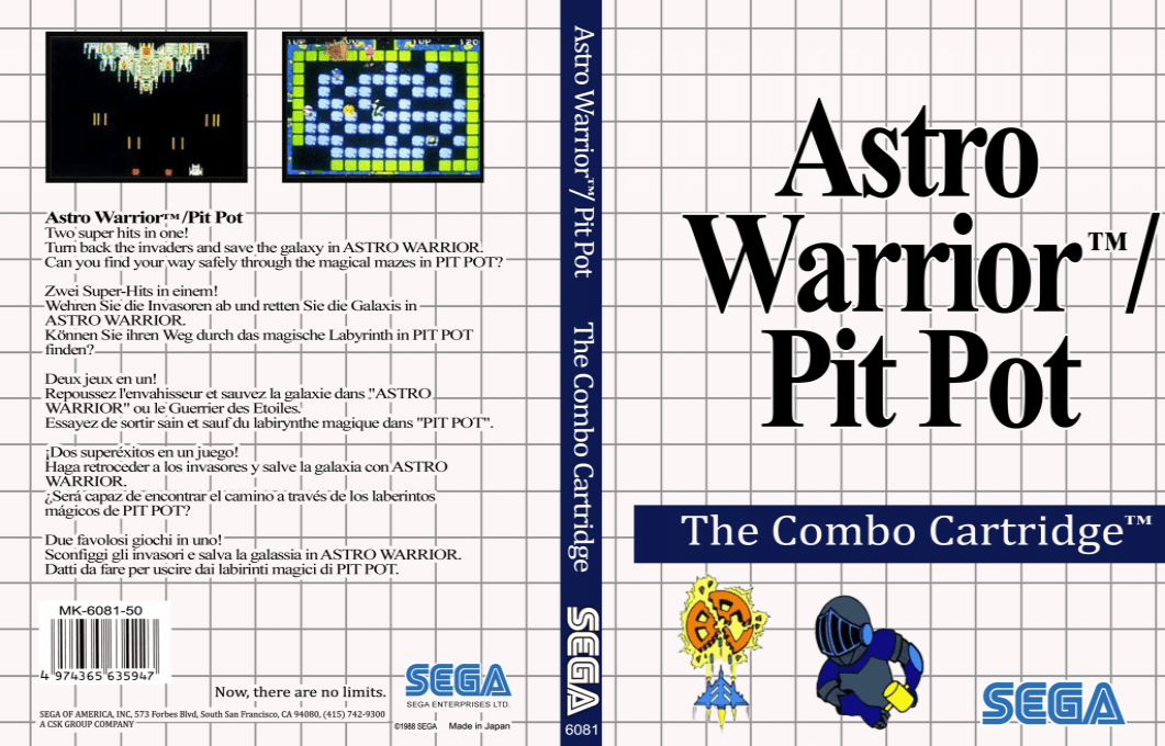 Astro Warrior & Pit Pot — box-texture (EU)