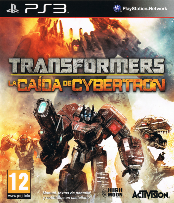 Transformers - Fall of Cybertron — box-2D (SP)