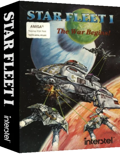 Star Fleet I - The War Begins! — box-3D (US)