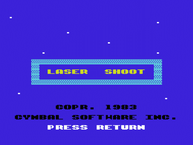 Laser Shoot — sstitle (WOR)