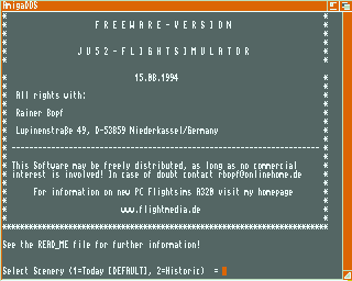 Ju52 Flight Simulator — sstitle (WOR)